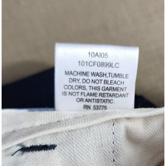 Unifirst Soft Twill Cotton/Polyester Men's Blue Slacks - Chino Dress/Casual Pant - Picture 12 of 12